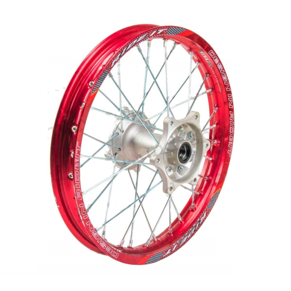 Обод 18" задний алюминий (1,85 R18 d=25mm) красный