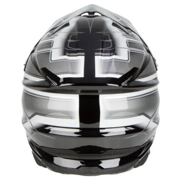 Шлем для мотокросса Shoei VFX WR Glaive TC 5 , черно белый - миниатюра 5