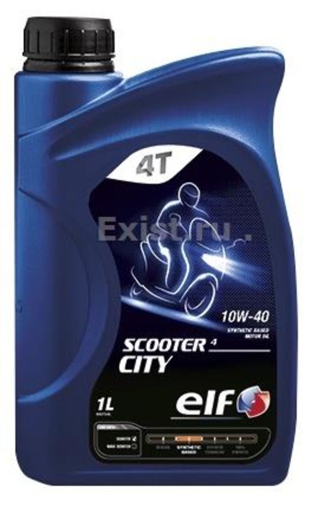 Масло моторное синтетика Elf Moto Scooter 4T City 10W 40 1л