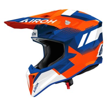 Шлем AIROH WRAAAP VISION Orange Blue (Глянцевый) - миниатюра 4