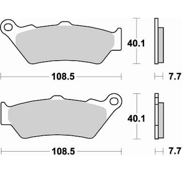 Tarazon SNT F126 Колодки тормозные передние SINTERED KTM 690 R 08 25 / 950 990 Adv 03 13 / HQV 701 E // BMWF800GS // реплика 60013030000 - миниатюра 1