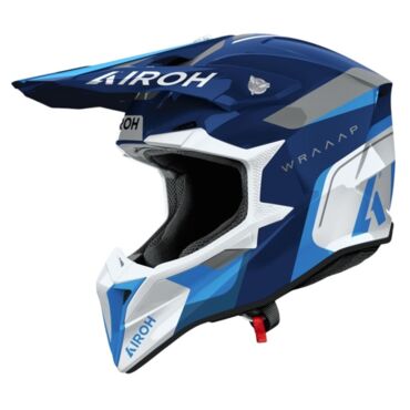 Airoh Шлем Wraaap Conquer Blue Gloss - миниатюра 1