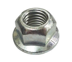 Гайка с фланцем М 8 * 8.0 DIN 6927 (высок.,контр) оц. - миниатюра 1