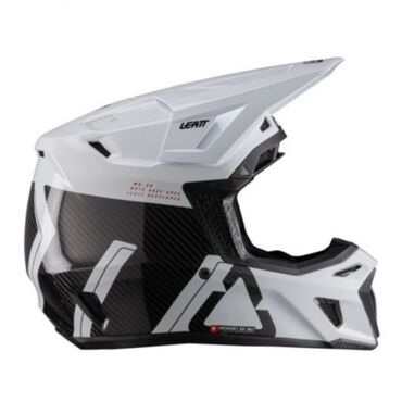 Leatt Мотошлем 9.5 Carbon White + очки Velocity 6.5 V26 - миниатюра 4