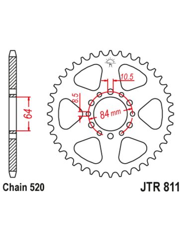 Звезда ведомая JTR811.46