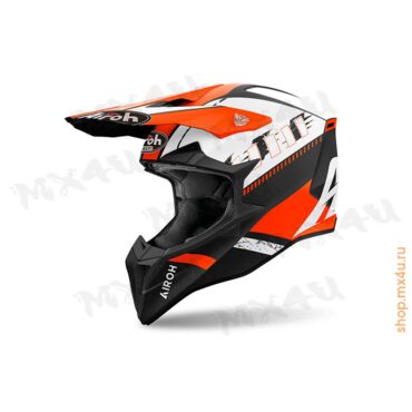 Внедорожный шлем Wraaap V24 Feel - Оранжевый Матовый - миниатюра 3