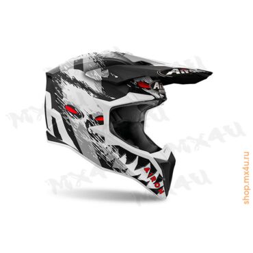 Внедорожный шлем Wraaap V24 Demon - Черный - миниатюра 3