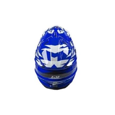 AiM Шлем JK803S Blue White - миниатюра 4