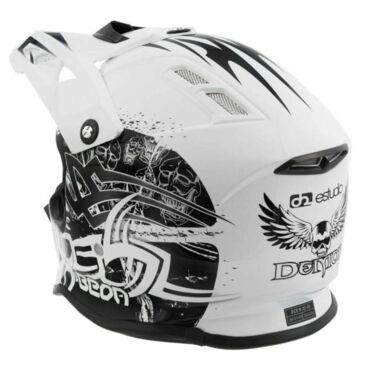 Beon Шлем МХ 17 White Black - миниатюра 3