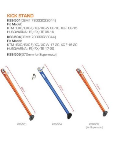 Подножка ACCEL KTM EXC 17 23 Husqvarna TE FE 17 23 Gas Gas EX 21 23 79003023044 (оранжевая)