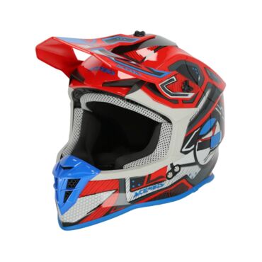 Acerbis Шлем Linear 22 06 Red Blue - миниатюра 4