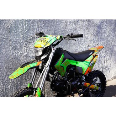 Питбайк BSE EX125 17 14 Green Orange Ant (020) - миниатюра 4