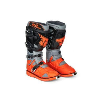 Мотоботы TIGER MX 1 Pro черный/ оранжевый  - миниатюра 1