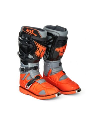 Мотоботы TIGER MX 1 Pro черный/ оранжевый