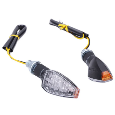 Поворотники на мотоцикл LED карбоновые - миниатюра 2