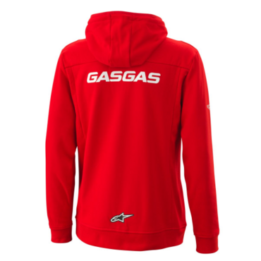 Толстовка GASGAS Team Zip Hoodie, red (XL, Взрослая  Повседневная) - миниатюра 1