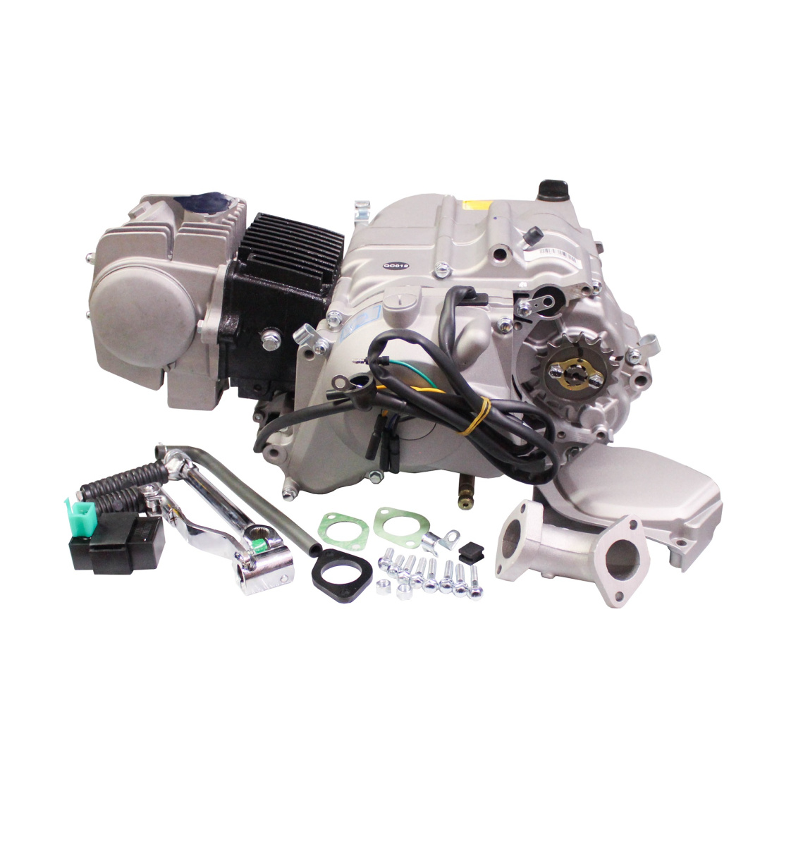 Двигатель YX 125сс 153FMI (W120) Semi Automatic, электростартер, запуск на нейтрали - фото 1