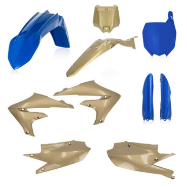 Комплект пластика Yamaha YZ250F (2019 2023), YZ250FX (2021 2023), YZ450F (2018 2022), YZ450FX (2021 2022), Синий Золотой - миниатюра 1