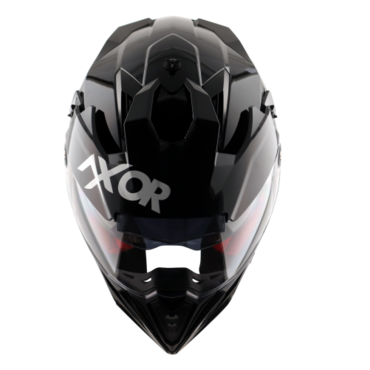 Шлем дорожный AXOR X CROSS DUAL VISOR SC E, black (L, Взрослая  Дорожная) - миниатюра 2