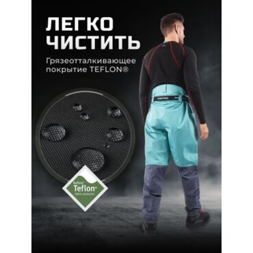 Finntrail Вейдерсы Runner 1519 Petrol - миниатюра 11