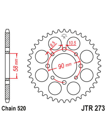 Звезда ведомая JTR273.42