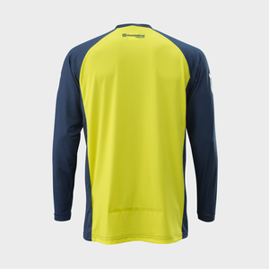 Мотоджерси Husqvarna Authentic Shirt, grey blue yellow (L, Взрослая  Кросс эндуро) - миниатюра 2
