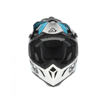 Acerbis Шлем Steel Carbon White Azure - миниатюра 1