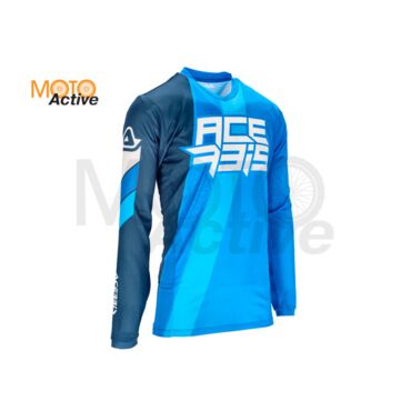 Джерси Acerbis MX J TRACK FOUR Blue White - миниатюра 5