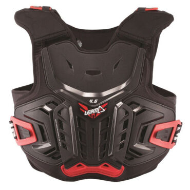 Защита панцирь подростковый LEATT 4.5 JUNIOR, Черный красный - миниатюра 1