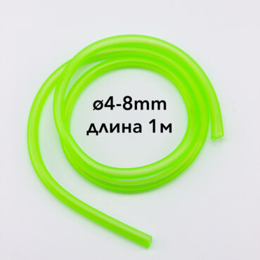 Шланг топливный 4 8 мм PVC зеленый 1 м - миниатюра 1
