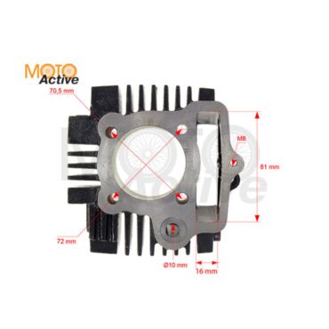 ЦПГ 4T двиг. YX125 см3 153FMI 154FMI d 54 p 14 (чугун. цил.) - миниатюра 4