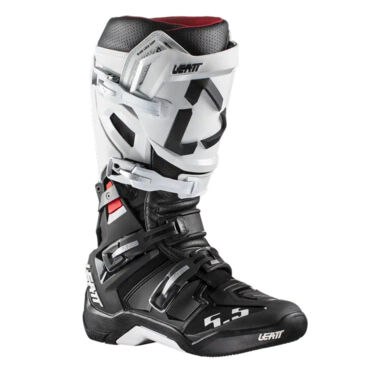 Мотоботы Leatt 5.5 FlexLock Boot White/Black 45 - миниатюра 1