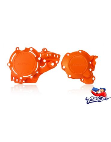 Acerbis X Power Kit KTM ORANGE Комплект защиты крышек сцепления и зажигания / оранж 250 300 SX 17 18 / EXC TPI / TE 17 19 ( 0023468.011.016 )