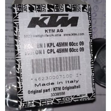 KTM PISTON CPL. I Поршень I группы (44.96mm) 65 SX 09 24 ( 46230007100 I / 46230007000 I ) - миниатюра 2