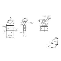 Кронштейн для счетчика моточасов HM018 - миниатюра 2