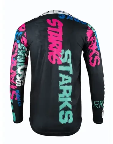Джерси детское Starks Base Cross kids розовый бирюза