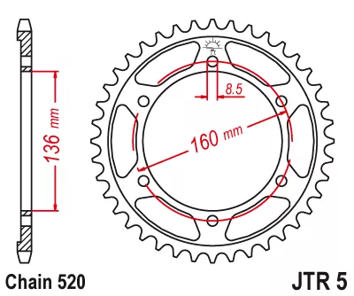 Звезда ведомая JTR5 - фото 1