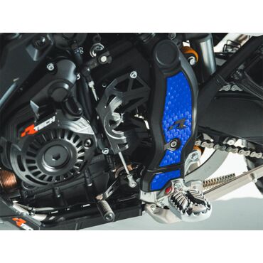 Защита рамы Yamaha Tenere 700 T7 19 24 черно синяя - миниатюра 3