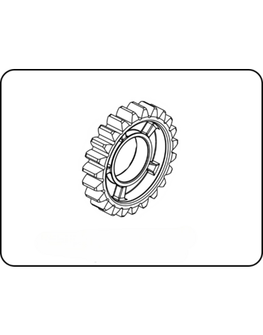 Шестерня 4й передачи вторичного вала КПП KTM EXC EXC F 250 500 24- / Husqvarna TE FE 250 501 24- / GasGas EC EC F 250 450 24-