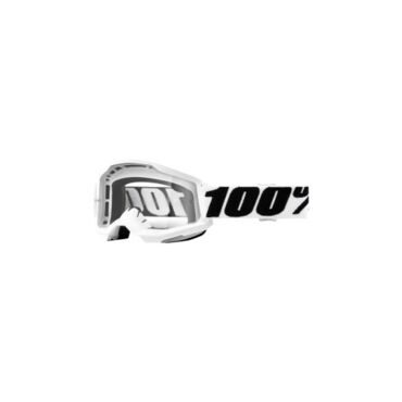 Очки 100% Strata 2 google everest / clear lens (белые) - миниатюра 1