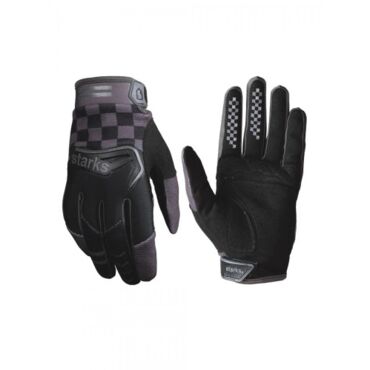 Мотоперчатки STARKS Phoenix V3, black grey (L, Взрослая  Кросс эндуро) - миниатюра 1