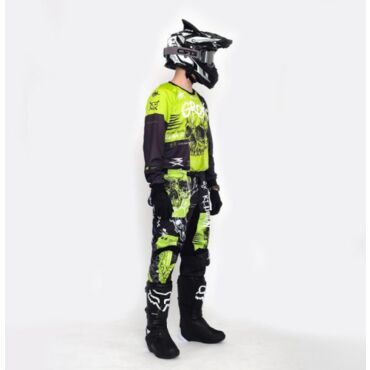 Grom Джерси MX Religion lime - миниатюра 5