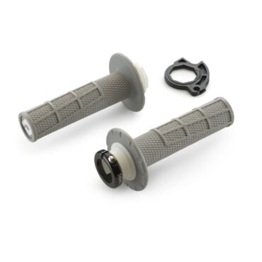 Грипсы серые Lock On KTM 50SX 21- / Husqvarna TC50 21- / GasGas MC50 21- - миниатюра 1