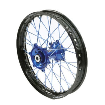 Колесо заднее Haan Wheels KTM HVA rear 19 2.15 A60 rim blue hub, 22mm silver spokes blue nipples - миниатюра 1