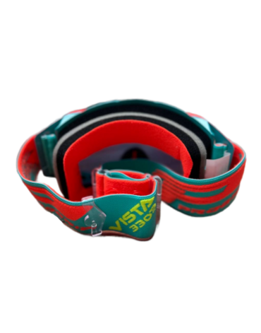 Маска кросс Progrip Vista 3303 383 FL линза 3349 ORANGE BILLIARD GREEN ORANGE   прозрачная линза