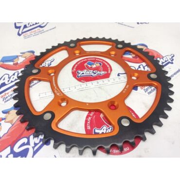 KTM 52 T Звезда ведомая 52 зуба двух компонентная ORANGE SX SXF EXC EXCF 95 24 // 690 790 890 Adv 08 24 ( 5841005105204 ) - миниатюра 1
