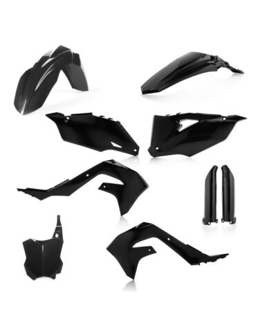 Комплект пластика Kawasaki KX250F (2021 2024), KX450F (2019 2023), Черный