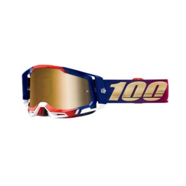 100% Очки Racecraft 2 Goggle United True Gold Lens - миниатюра 2