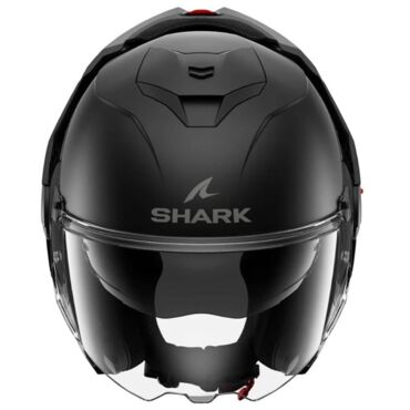 Shark Мотошлем Oxo Blank Mat Black - миниатюра 3