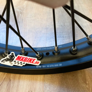 Колесо заднее в сборе черное 2,15X18'' KTM EXC, EXC F 19 23 - миниатюра 3